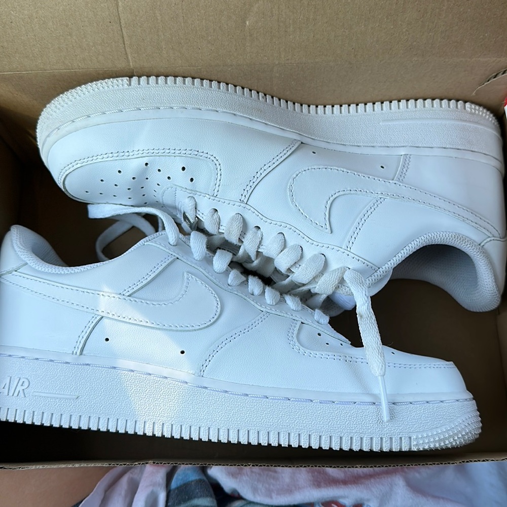 White Airforce 1 size 8 mens